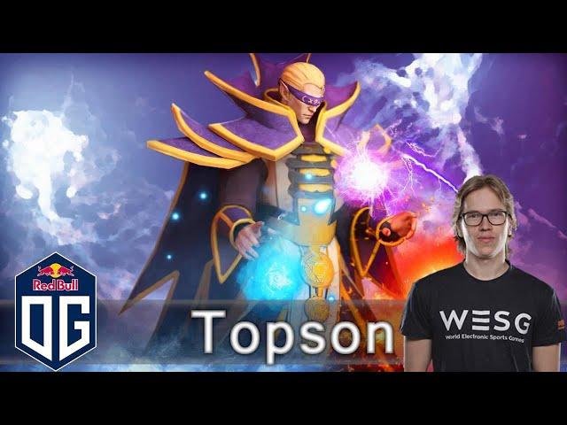 OG.Topson Invoker Gameplay - Ranked Match - OG Dota 2.