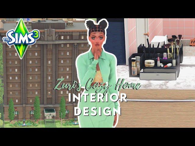 Interior Designing Apartments in The Sims 3🪞| Zuri`s Cozy Home | TheSirenSims