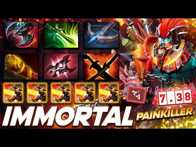 Huskar Immortal Painkiller 7.38 Warrior - Dota 2 Pro Gameplay [Watch & Learn]