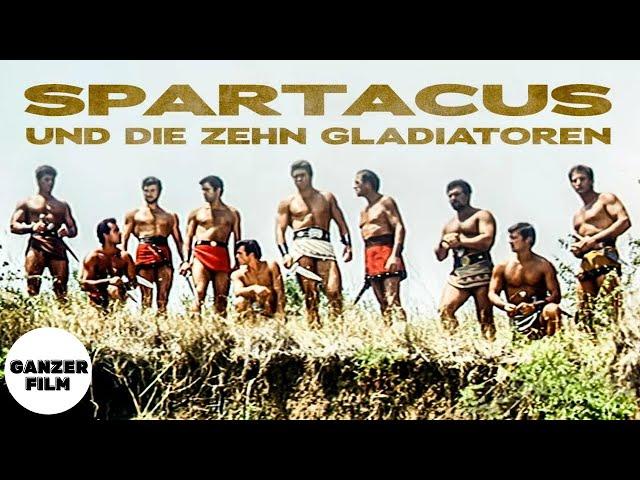 Spartacus und die zehn Gladiatoren | Abenteuer | Ganzer Film auf Deutsch