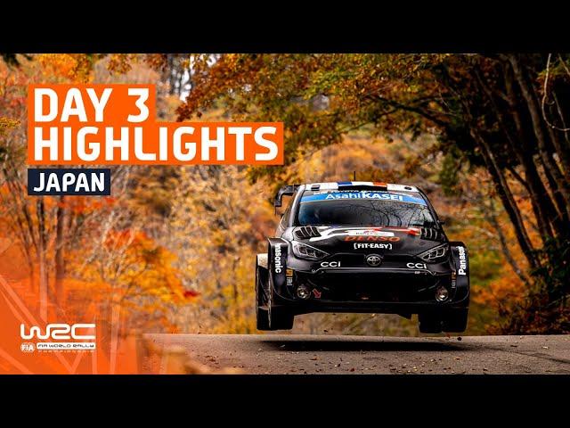 Day 3 Highlights | WRC FORUM8 Rally Japan 2024