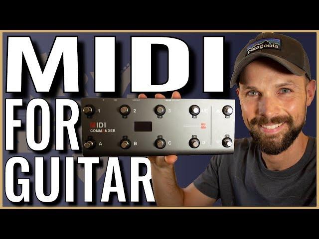 Midi Controller For Guitar - Using the Midi Commander with Logic Pro X