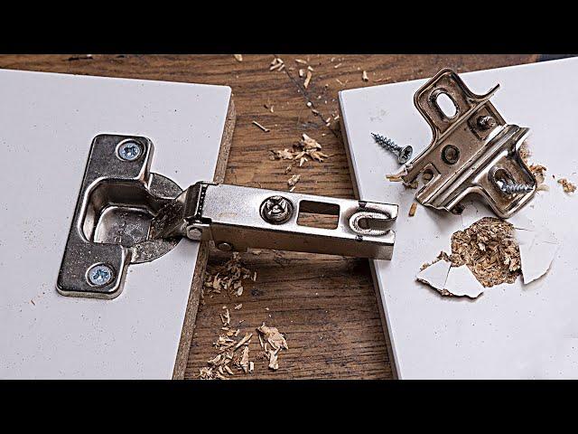 How to fix ripped kitchen cabinets fittings. Particle Board Furniture Repair.