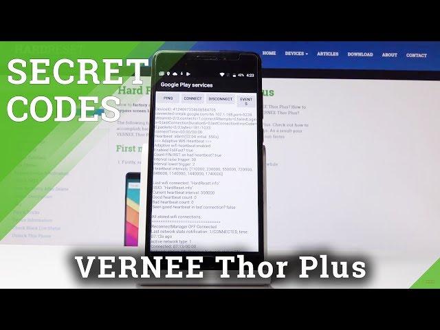 Secret Codes VERNEE Thor Plus - Hidden Modes / Useful Options