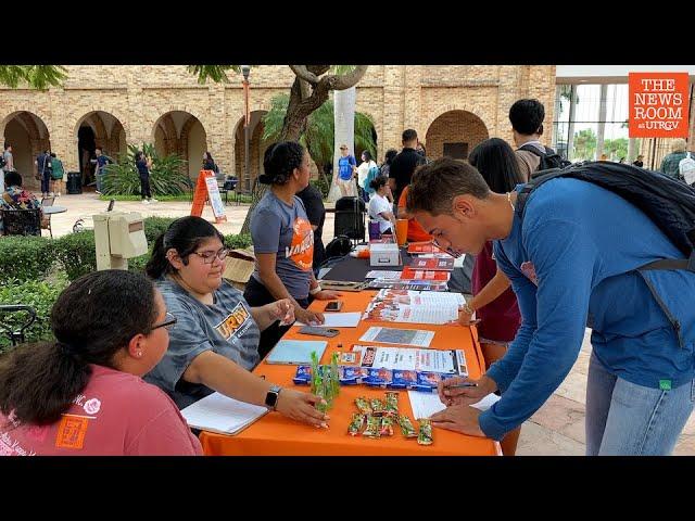 First day back on campus at UTRGV