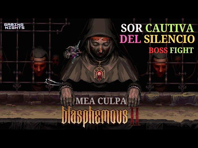 Sor Cautiva Del Silencio Boss Fight | Blasphemous 2 Mea Culpa DLC #indie #boss