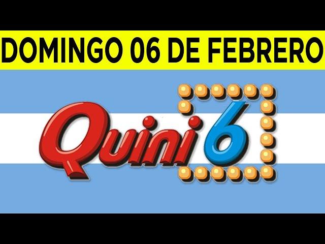 Resultados del sorteo quini 6 del Domingo 6 de Febrero del 2022