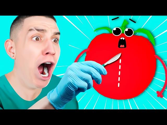 Became a Doctor for Fruits for 24 Hours! Surgeon in VR!