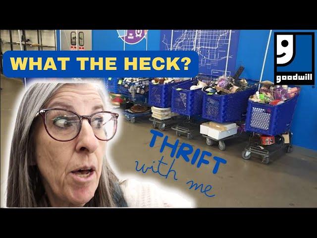 WHAT IS HAPPENING AT THIS GOODWILL THRIFT STORE?