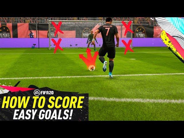 HOW TO SCORE SUPER EASY GOALS in FIFA 20 ULTIMATE TEAM! FIFA 20 BEST SHOOTING TECHNIQUE TUTORIAL