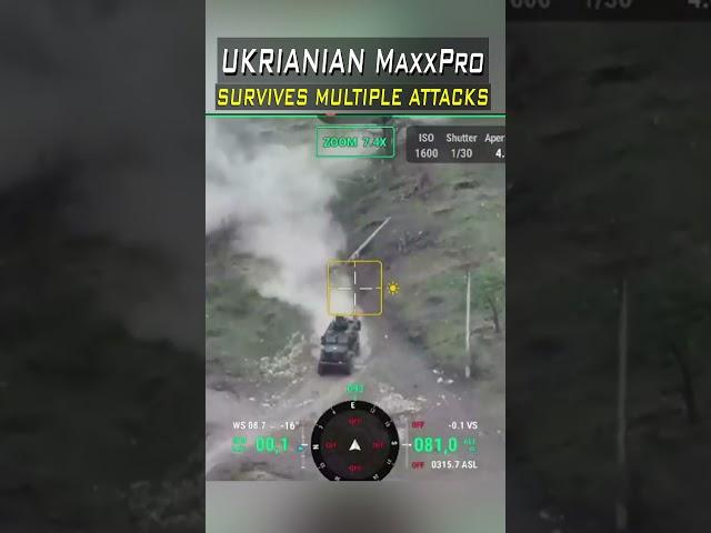 Ukrainian MaxxPro MRAP Survived Multiple Attacks