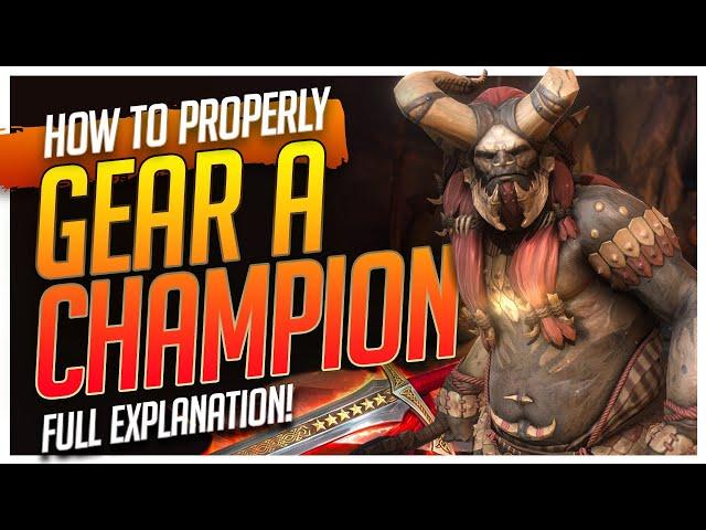 RAID | How to PROPERLY gear a champion!