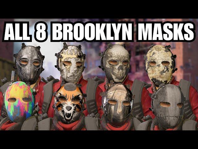 The Division 2 | FULL IN DEPTH GUIDE ON HOW TO GET ALL 8 BROOKLYN HUNTER MASKS!!
