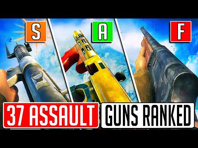 EVERY Battlefield 1 ASSAULT gun RANKED! (BEST & WORST Weapons Tier List 2025)
