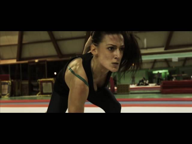 Fight training session shooting _ stunt performers