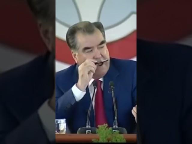 Президент Таджикистана о своих портретах #эмомалирахмон #таджикистан