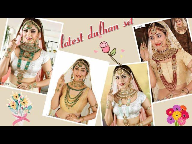 latest dulhan jewellery set|dulhan ki jewellery |new bridal jewellery | trendy jewellery collection