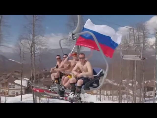 Бикини спуск Сочи Bikini ski ing Snowboarding 1 04 2017 в купальниках Роза Хутор