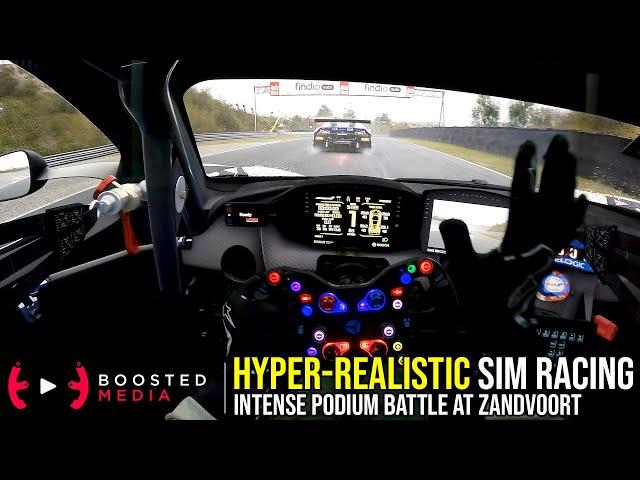 HYPER-REALISTIC SIM RACING - Intense Podium Battle at Zandvoort