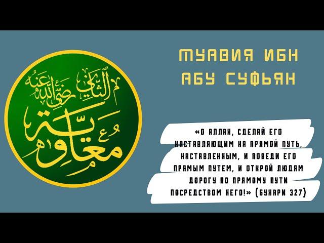 Муавия ибн абу Суфьян | Краткая биография