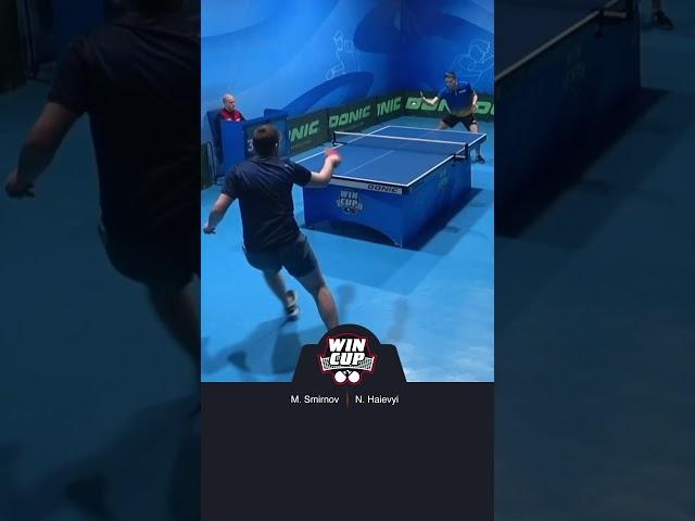 Mykyta Smirnov vs Nazarii Haievyi  #tabletennis #настільнийтеніс