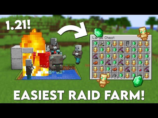 Minecraft: EASY RAID FARM! (1.21 Tutorial)