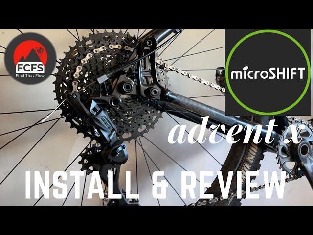 Microshift Advent X 10 Speed Install and Review ... Is it Better Than Shimano and SRAM???