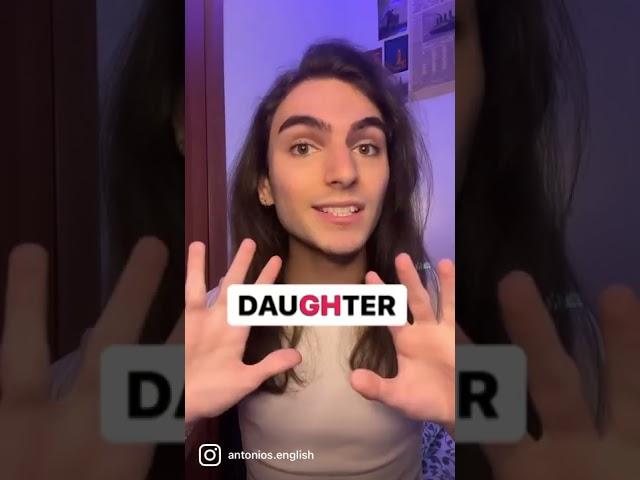 How to say DAUGHTER | British and American English 