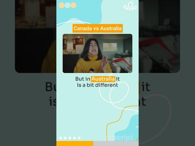 Canada vs Australia #internationalstudents #immigrationcanada #studyincanada