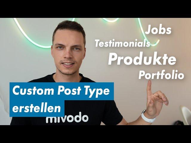 WordPress Custom Post Type (CPT) erstellen (deutsch) mit & ohne Plugin