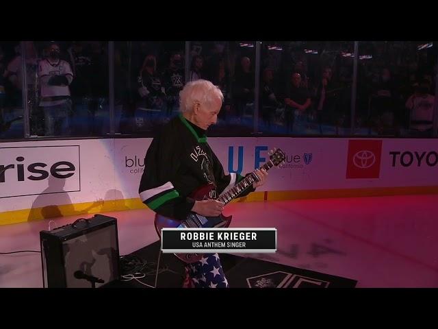 Robby Krieger of The Doors plays the National Anthem - 2021