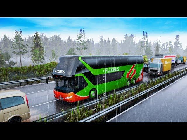 РАБОТАЮ ВОДИТЕЛЕМ АВТОБУСА - Fernbus Simulator