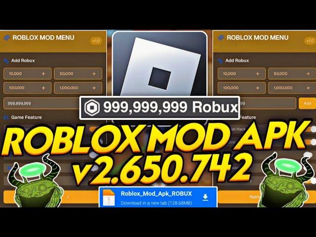 ️MOD MENU!️ Roblox Mod Apk v 2. 647. 716   Unlimited Robux & Speed Fly Jump Hack 2024 !