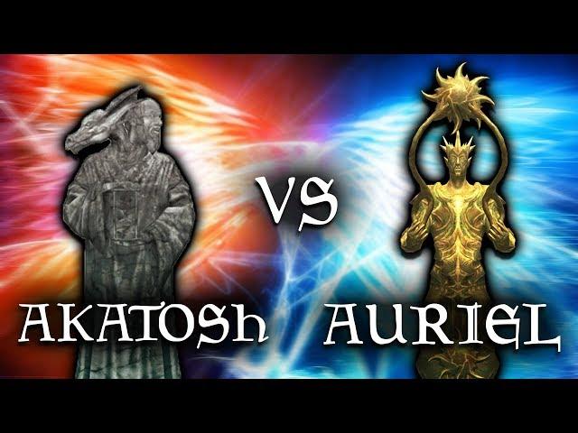 Skyrim: Auriel vs Akatosh - Elder Scrolls Lore