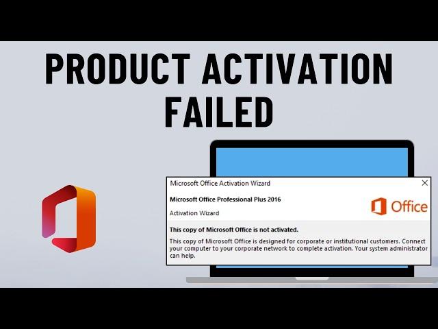 [FIXED] Product Activation Failed - This Copy Of Microsoft Office Is Not Activated (in 2 Minutes)