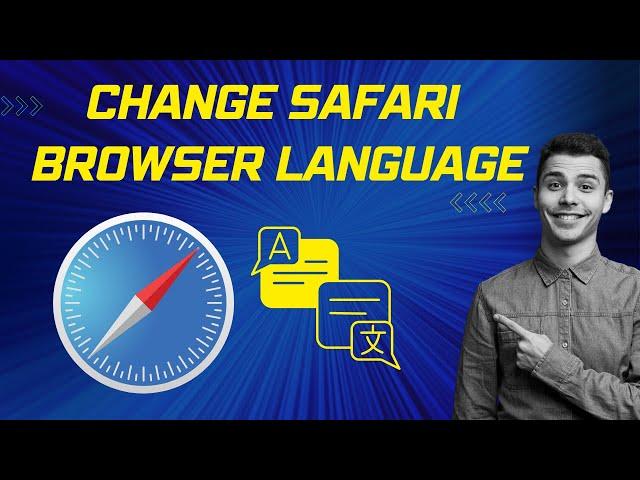 How to Change Safari Browser Language | WebPage | Mac #changelanguage