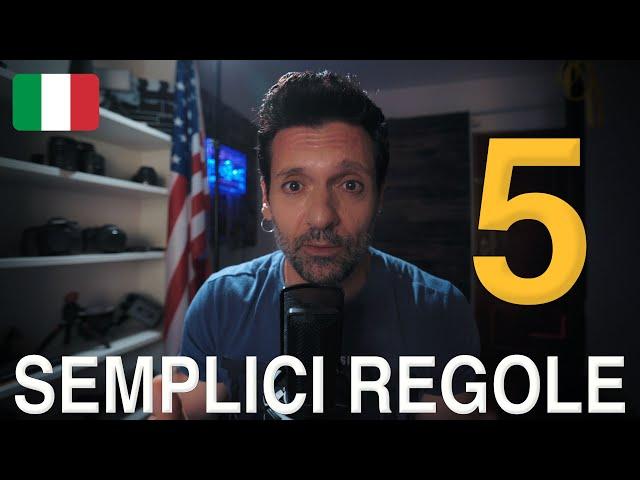 5 Regole per fare Video in Stile Cinematografico