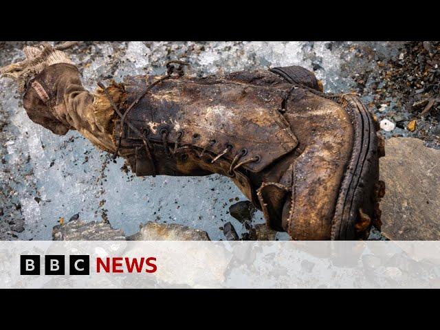 Boot found on Everest may solve 100-year-old climbing mystery | BBC News