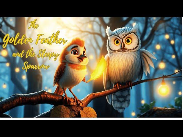 The Golden Feather and the Sleepy Sparrow |sleep story |Stories in English