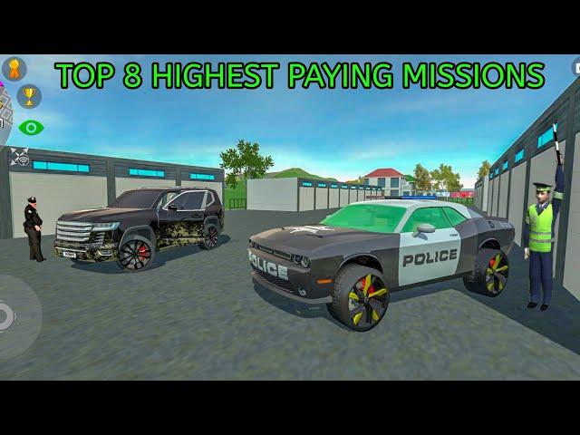 Top 8 Highest Paying Missions in Car Simulator 2 | How to Earn Money Fast|Car Games Android Gameplay