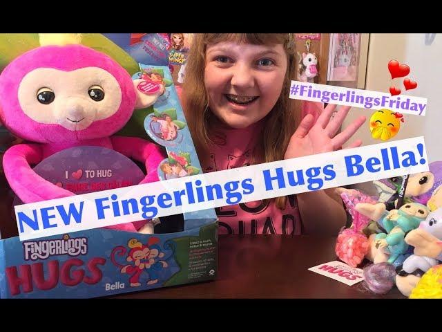 NEW Fingerlings Hugs Plush Bella Interactive Soft Toys - Hot Holiday Toys 2018 - Unboxing & Review