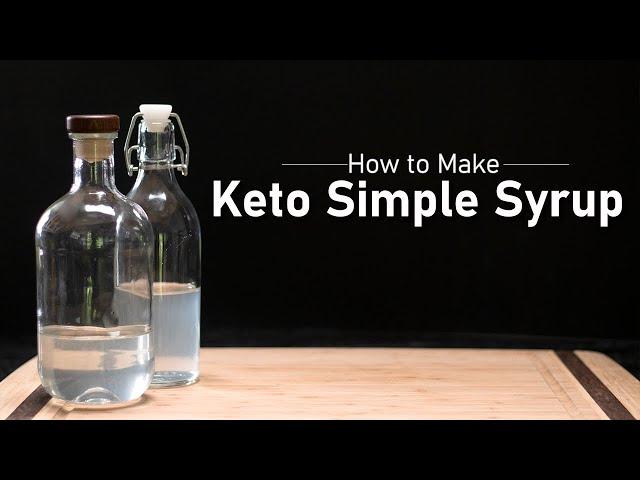 How to Make Keto Simple Syrup