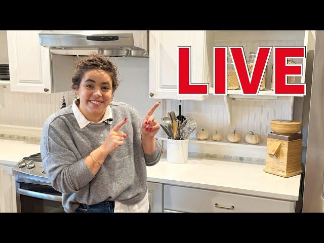 Friendsgiving Meal Prep! Spatchcocking turkey and MORE!! - LIVE!