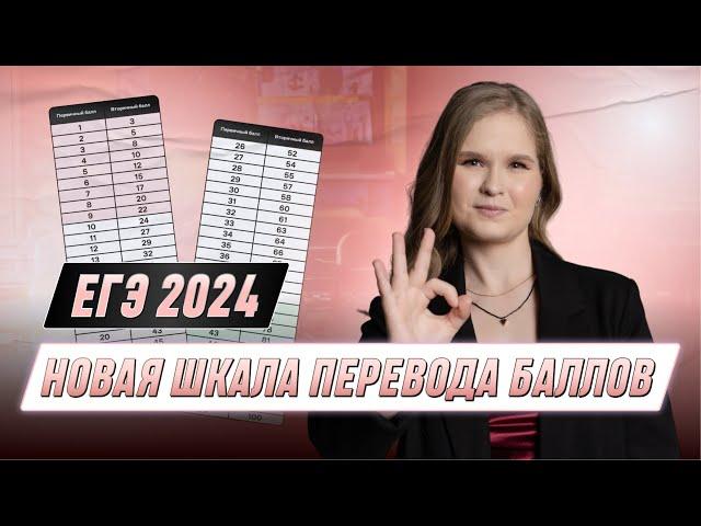 Новая шкала перевода баллов 2024 | ЕГЭ 2024 | 99 баллов