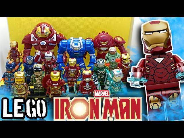 ЛЕГО КОСТЮМЫ ЖЕЛЕЗНОГО ЧЕЛОВЕКА с aliexpress/ lego iron man minifigures