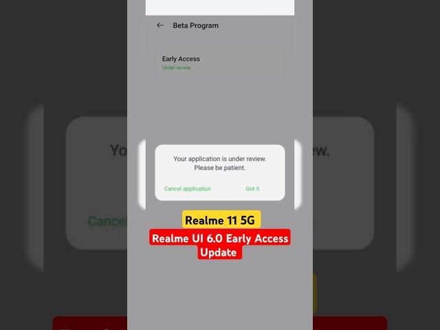 Realme 11 5G Realme UI 6.0 Early Access Update #realme #realmeindia #realme115g #realme11series