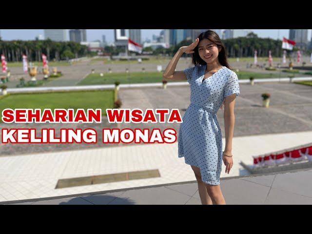 ISTRI JEPANG DI INDONESIA⁉️YURI-CHAN KELILING MONAS‼️