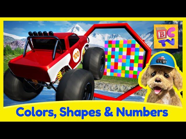 Learn Colors, Shapes and Numbers | 4K | Educational Video for Kids by Brain Candy TV