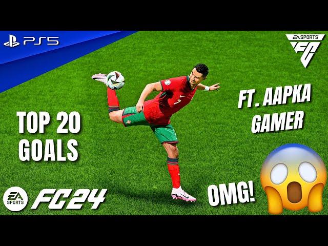 FC 24 - TOP 20 GOALS #10 Ft. Aapka Gamer | PS5™ [4K60]