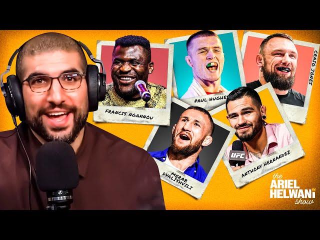 The Ariel Helwani Show | Ngannou, Dvalishvili, Hughes, Jones, Hernandez | Oct 21, 2024